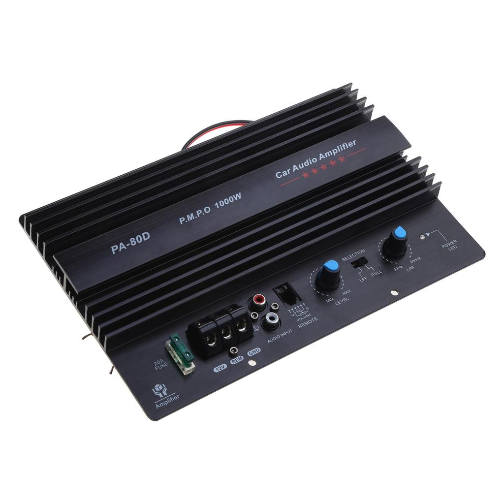1000 W 12 V Niedrige Frequenzen für Autoverstärker Bass-Subwoofer-Booster Auto-Mono-Leistungsverstärkerplatine Erleben Sie tiefe Bässe