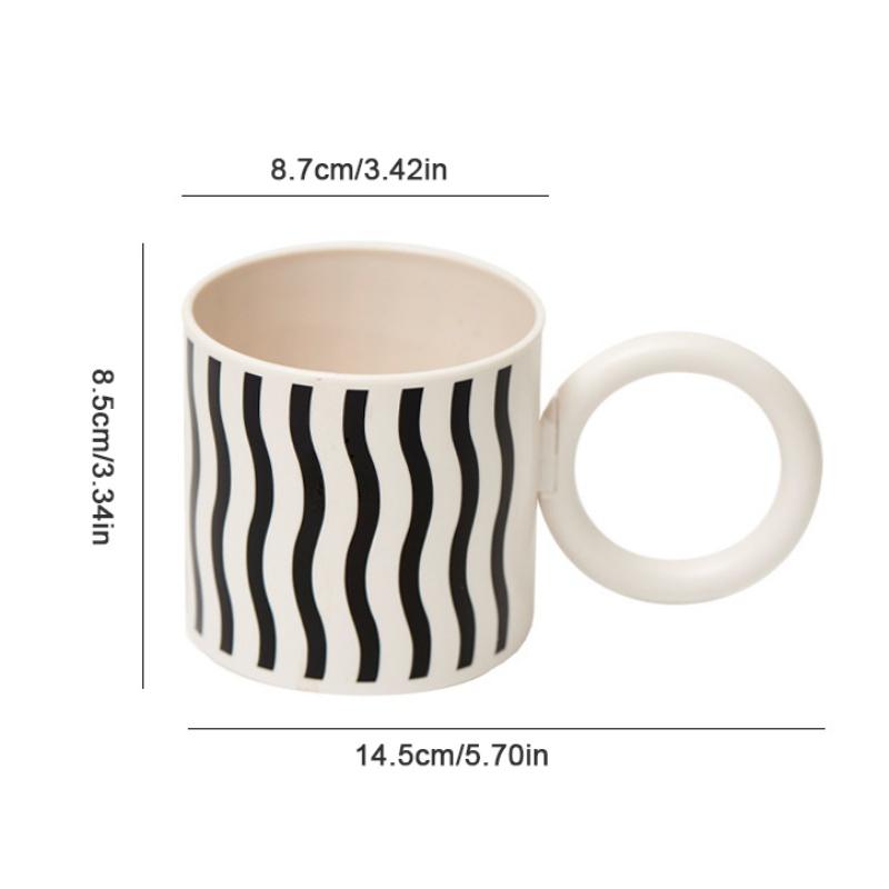 Taza de cerámica pintada a mano con asa, taza grande para té y café, para oficina, hogar, taza de porcelana, apta para lavavajillas, artículos para el hogar.