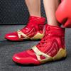 High Top Big Size 47 46 Men's Women's Boxing Shoes Sanda Shoes Combat Training Squat Wrestling Competition Boots