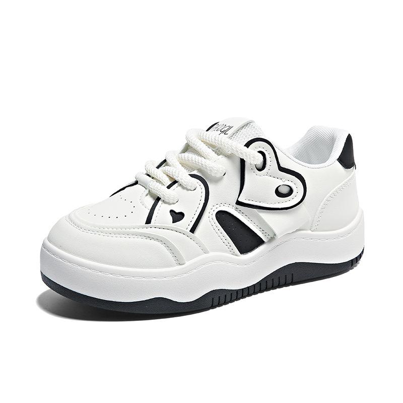 Board Shoes Women's Spring New Ins Trendy Thick-soled Versatile Student Casual Little White Shoes