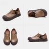 Johnature Retro Soft Leather Thick Soled Shoes Buckle Casual And Comfortable Women's Flat Platform Shoes