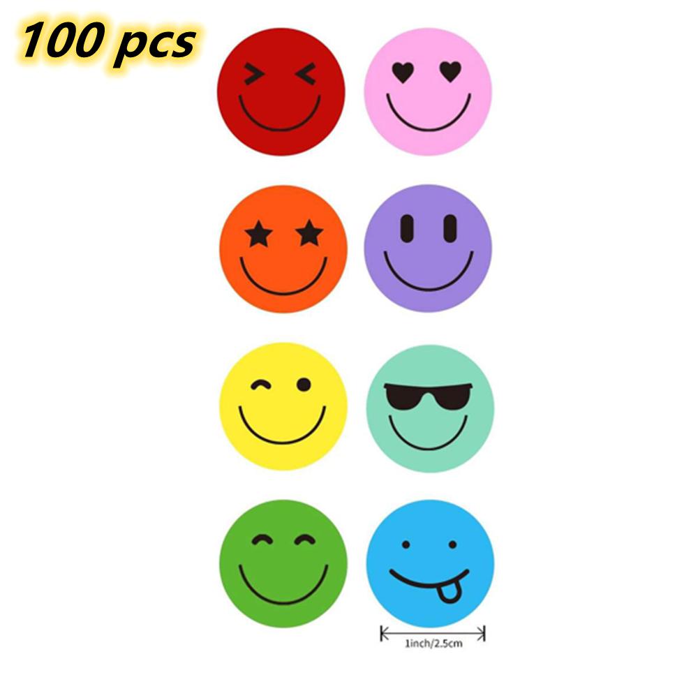 100-500Pcs Teachers Reward Stickers For Kids School Cute Toy Game Tag Thank You Stickers Diy Gift Sealing Label Stationery
