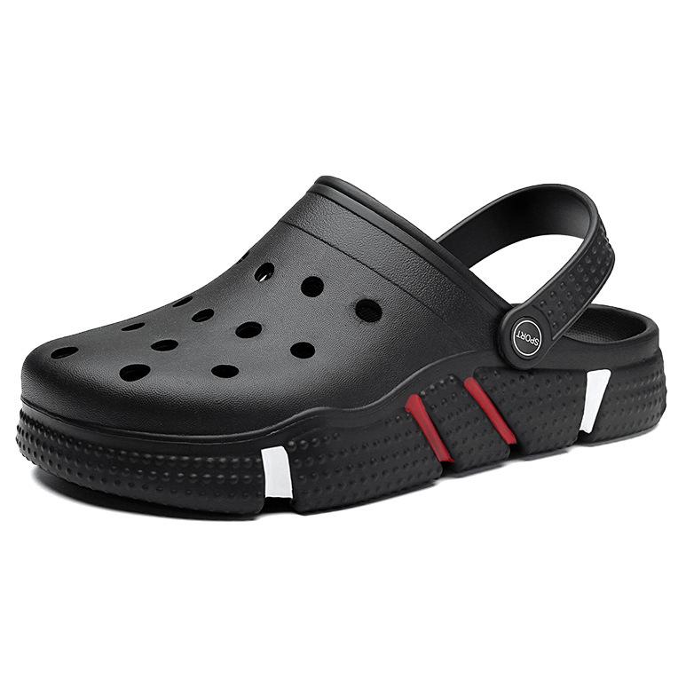 Hole Shoes Men's Trend Outdoor Wear Large Size Slippers Dual-purpose Sandals Home Non-slip Summer New Beach Sandals