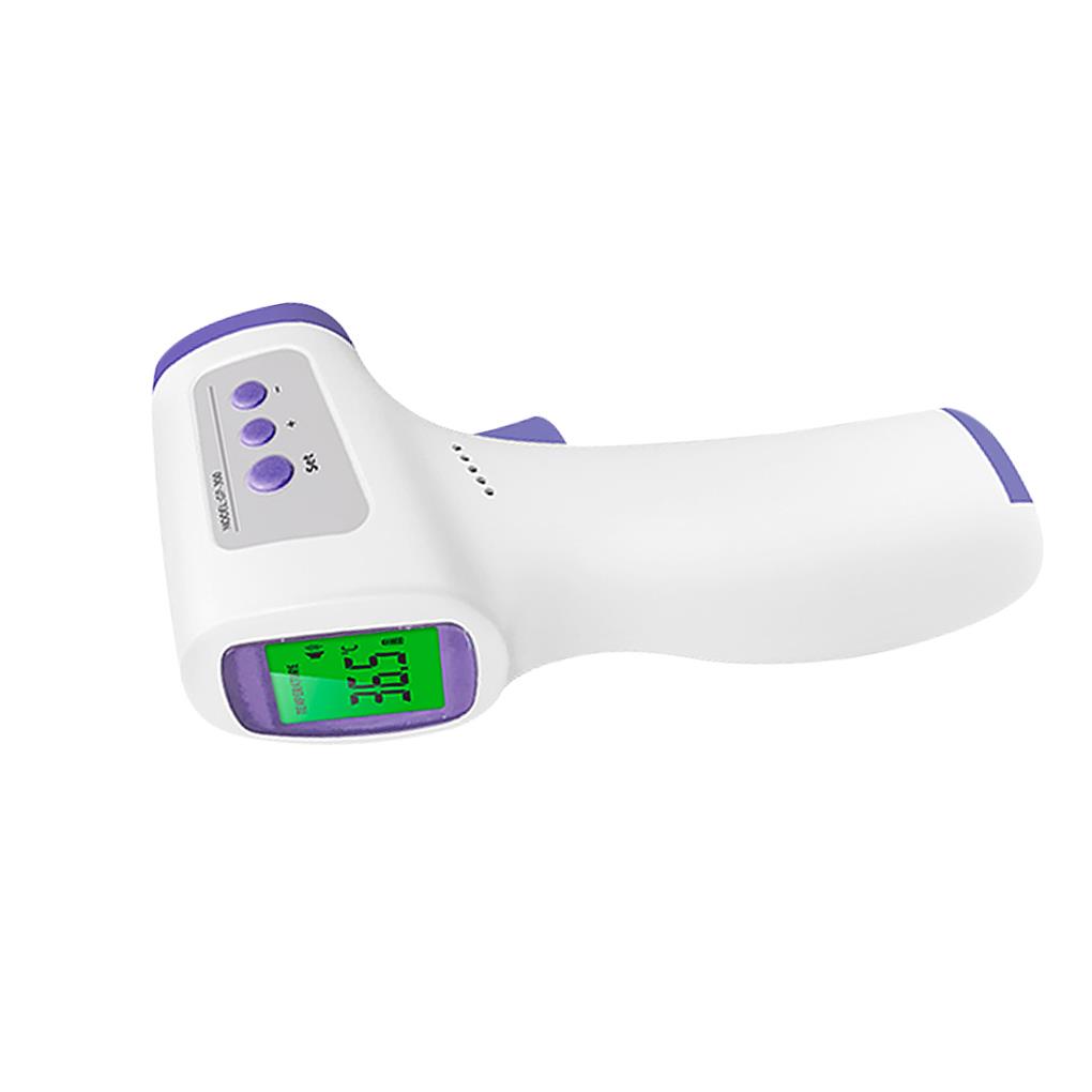 

Пластиковый инфракрасный термометр безопасного типа с цифровым дисплеем на лбу, работающий от батареек, измеритель температуры для школ и офисов