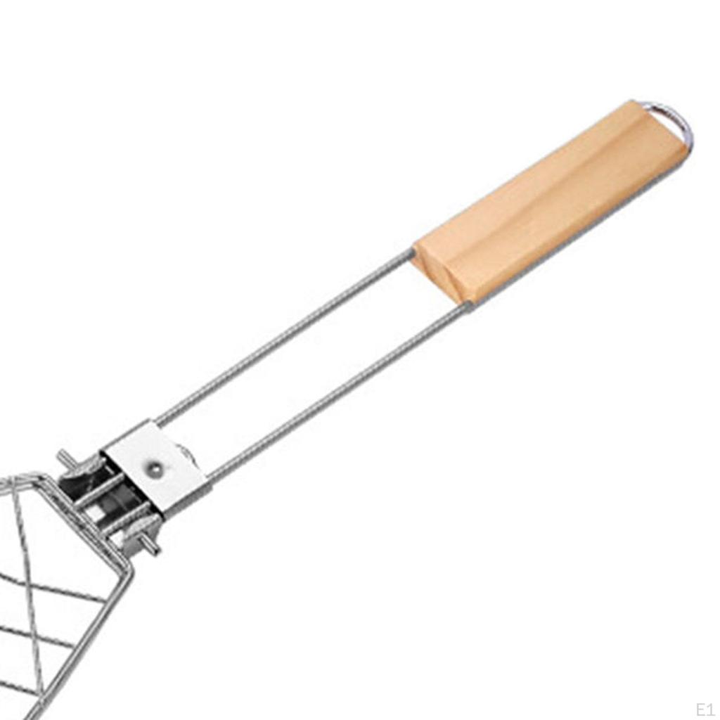 Basket Grill Accessories Folding Portable for Outdoor BBQ Picnic