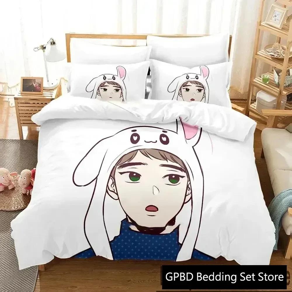 3D Print Anime Bj Alex Bedding Set Duvet Cover Bed Set Quilt Cover Pillowcase Comforter King Queen Size Boys Adult Bedding Set