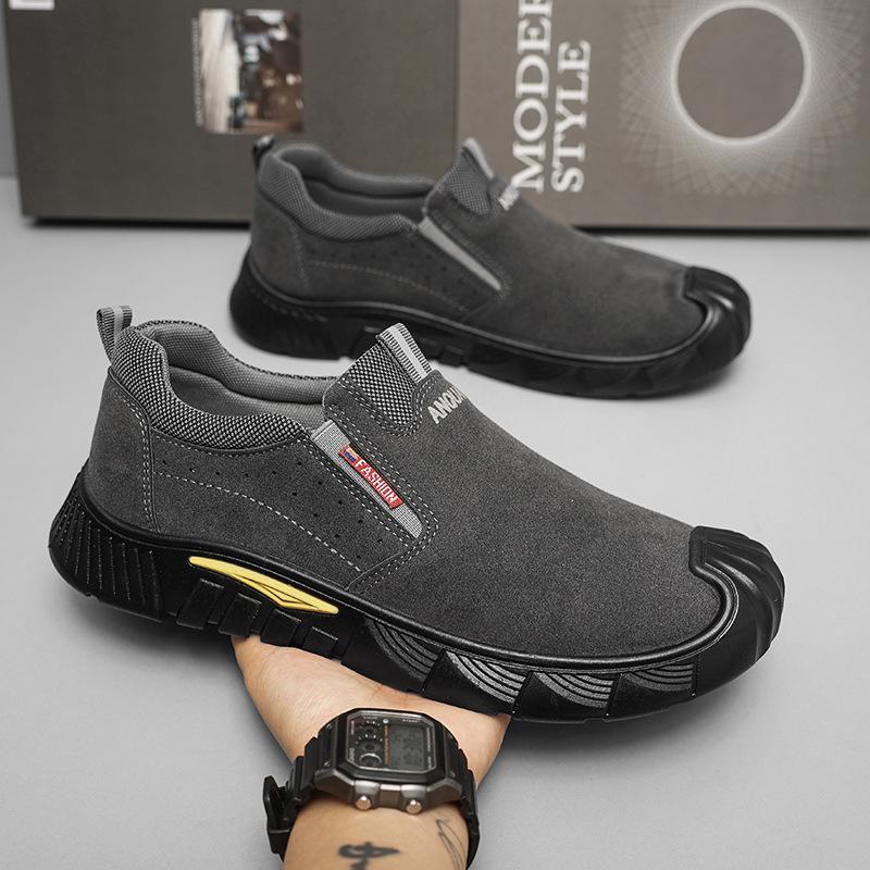 

Autumn labor insurance shoes low-top construction site work one pedal thick-soled non-slip work shoes tooling trendy shoes casual shoes men 44