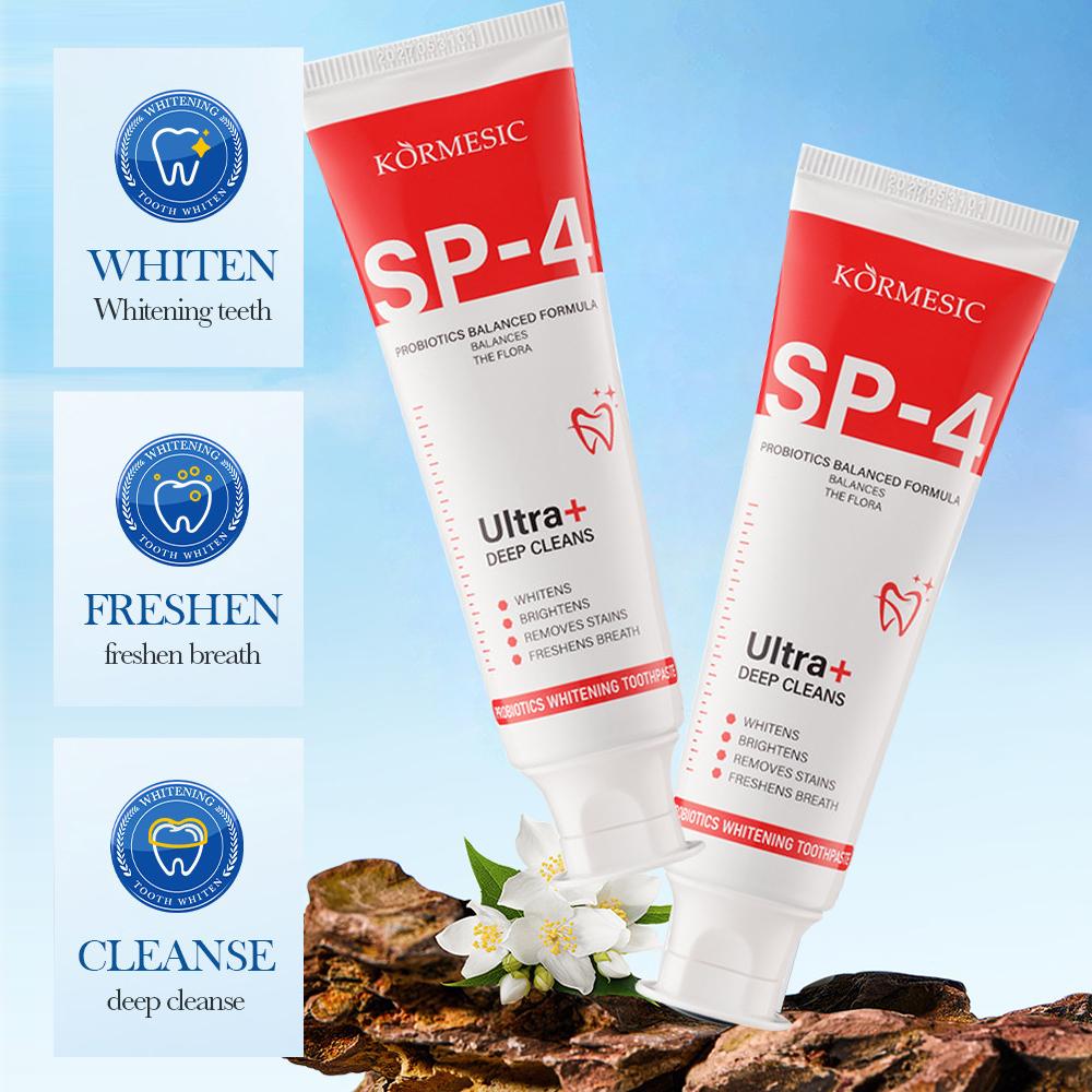 Προβιοτική Λευκαντική Οδοντόκρεμα, 100γρ. - Βαθύς Καθαρισμός & Δροσερή Αναπνοή για Λαμπερά Δόντια