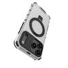 Hybrid Armor For Magsafe Case for iPhone 17 Air 16 15 14 Plus 13 12 11 Pro Max Magnetic Metal Bracket Translucent Matte Cover