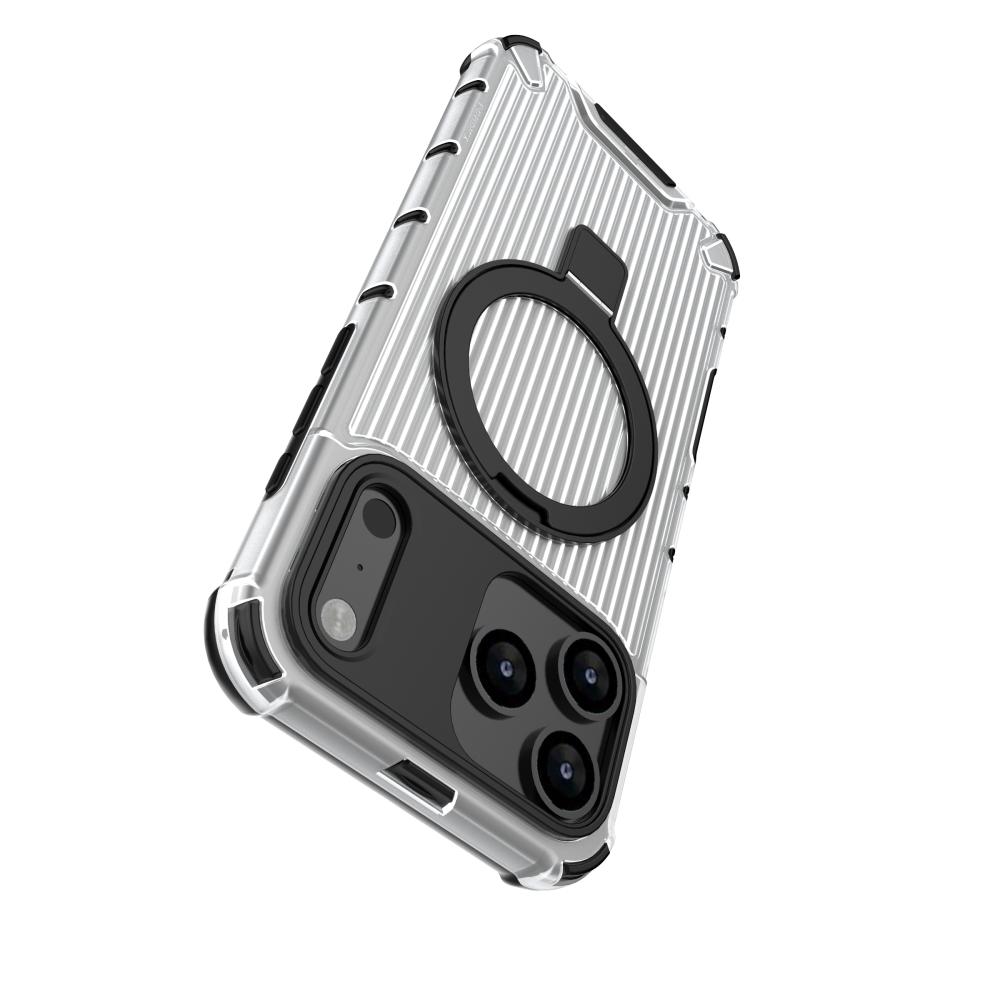 Hybrydowa obudowa z magnesem do iPhone'a 17 Air 16 15 14 Plus 13 12 11 Pro Max, metalowy uchwyt magnetyczny, półprzezroczysty, matowy