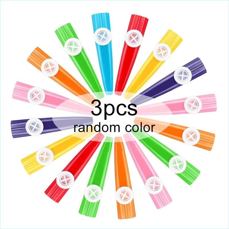 

3~18pcs Plastic Kazoo Party Favors Gifts Portable Musical Instrument Suitable for Beginners Festival Performance Props TMZ