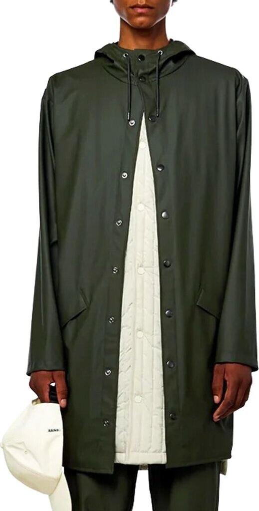 Куртка Rains Unisex Long Jacket (12020) (12020-03) зеленая