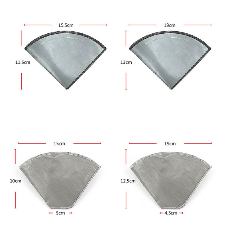 Stainless Steel Paperless Coffee Filter Reusable Pour Over Coffee Filter Easy Clean Eco-Friendly for Household Products