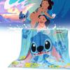 Cozy Plush Cartoon Patterned Air Conditioning Blanket For Kids With Man Design