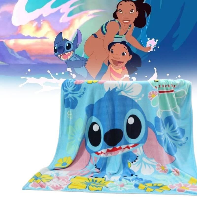 Cozy Plush Cartoon Patterned Air Conditioning Blanket For Kids With Man Design