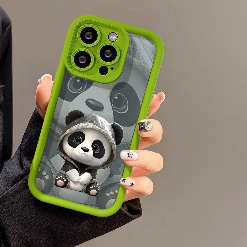 Sweater Red Panda for iPhone17PorMax Mobile Phone Case 14 Apple 13 Matte 12/15 All-inclusive Soft Case