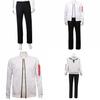 Cosplay Hanemiya Kazutora Tokyo Revengers de Qualité Premium Uniforme Manteau Blanc