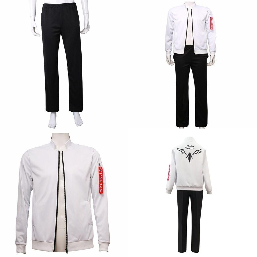 Cosplay Hanemiya Kazutora Tokyo Revengers de Qualité Premium Uniforme Manteau Blanc