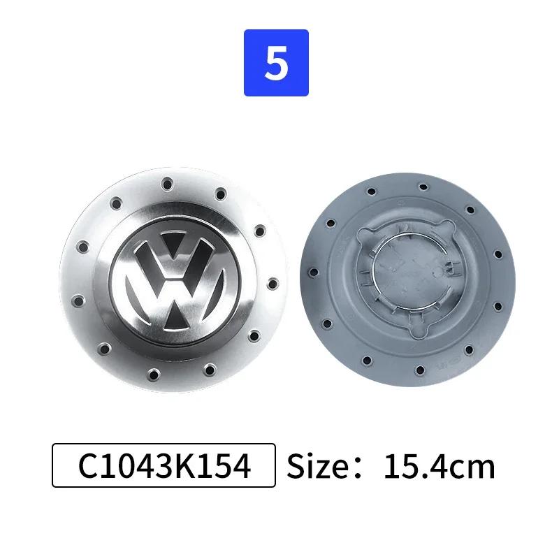 Pre VW Volkswagen Jetta MK5 Golf 4ks Logo auta Stredová krytka kolesa Kryty náboja Znak pre Volkswagen VW 3B0601149 1J0601149B C546K164 gray