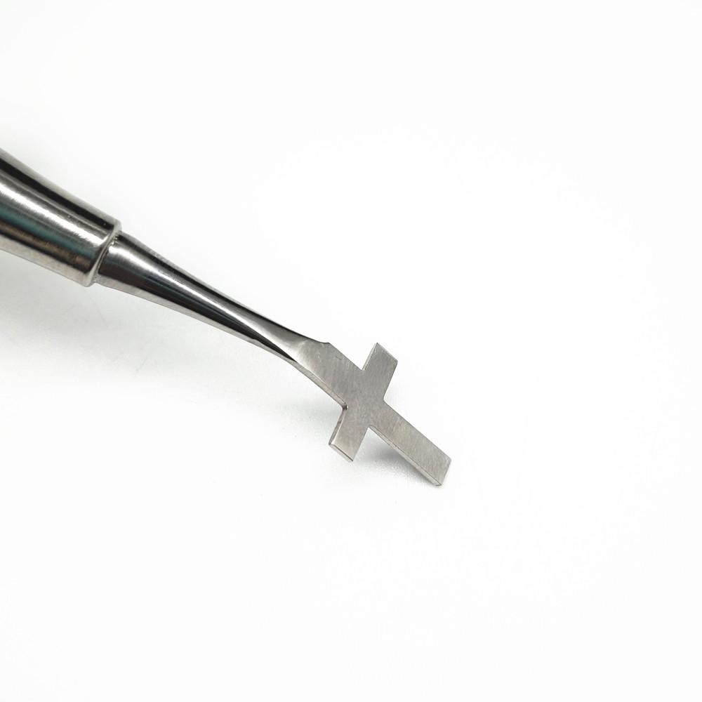 1 piece Orthodontic Aesthetic Teeth Crown Proportion Gauge Dentist Implant Stainless Steel Measuring Ruler Caliper