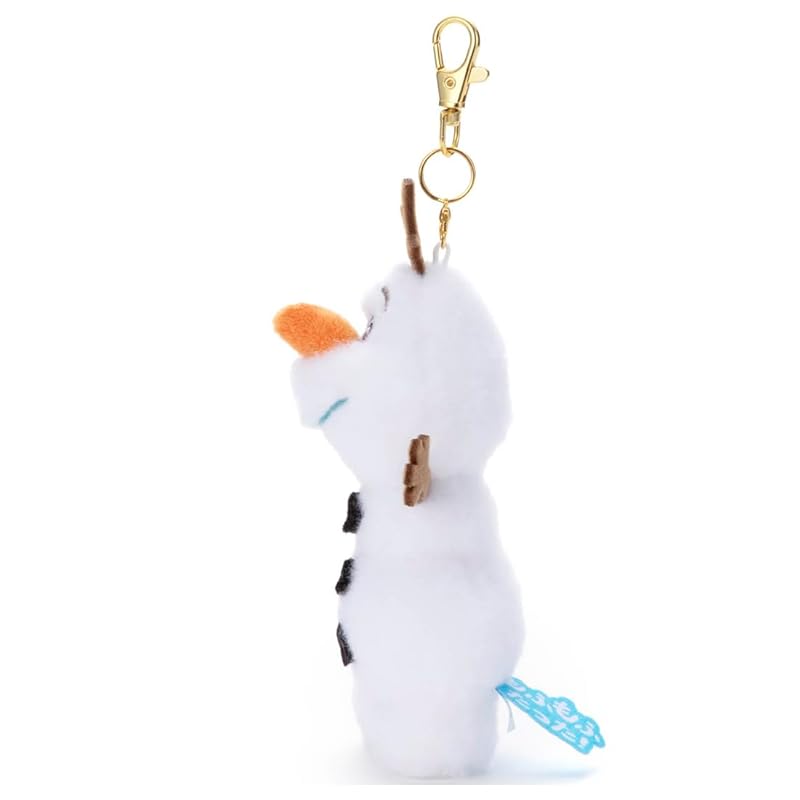 Disney Character Fluffy! Olaf Key Charm Mascot Plush Toy, Approximately 15cm Tall