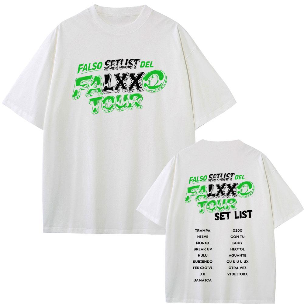 Hot Sale New Feid Ferxxo Tour 2026 T Shirt Unisex Women Fashion Pop Music Tshirt Oversized Short Sleeve Hip Hop Ocollar Tshirts
