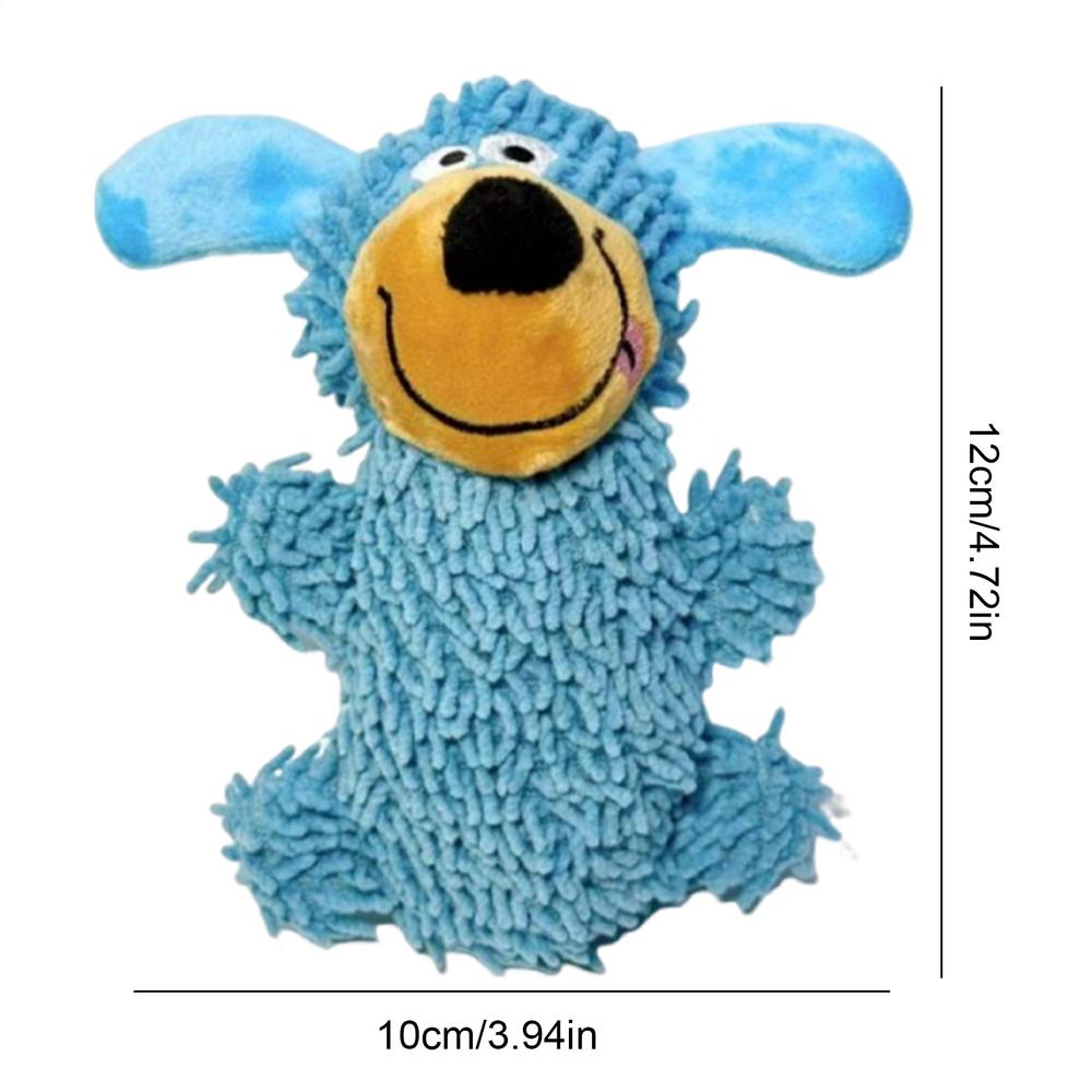 Dog Toys Chewers Cartoon Dog Plush Toys Pet Chew Games Pet Supplies Soft Doll For Indoor Outdoor Play Training Enrichment