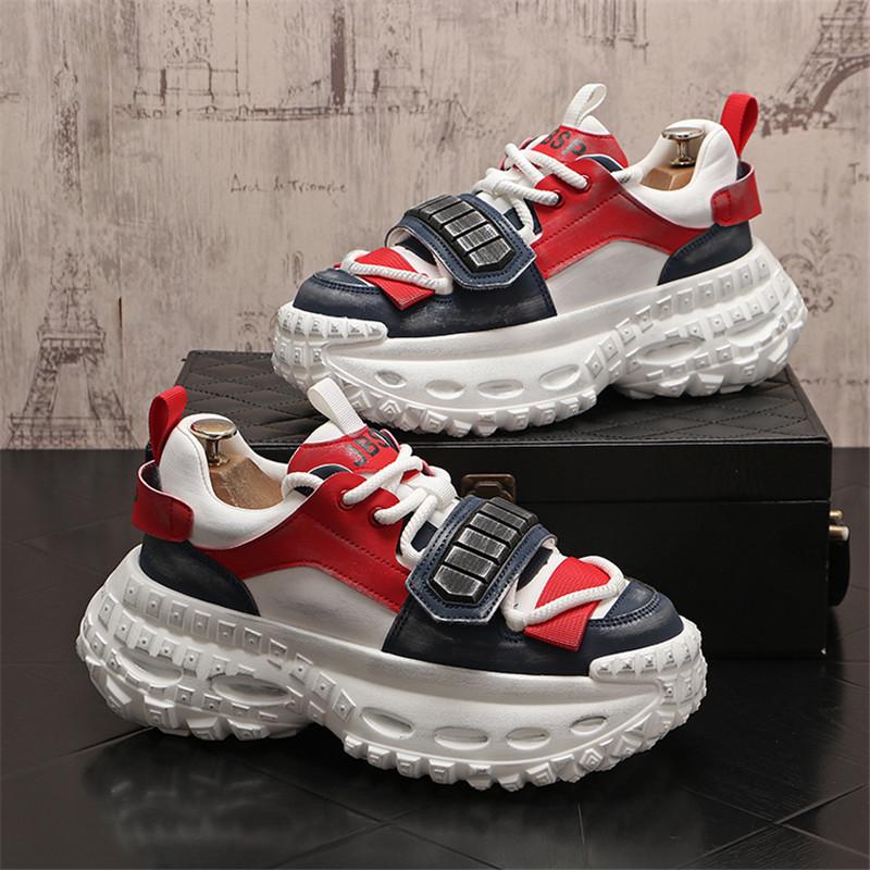 Men's Sneakers Fashion High Quality Casual Sports Shoes for Men Platform Non-slip Running Shoes Male Soft Platform Shoes zapatos
