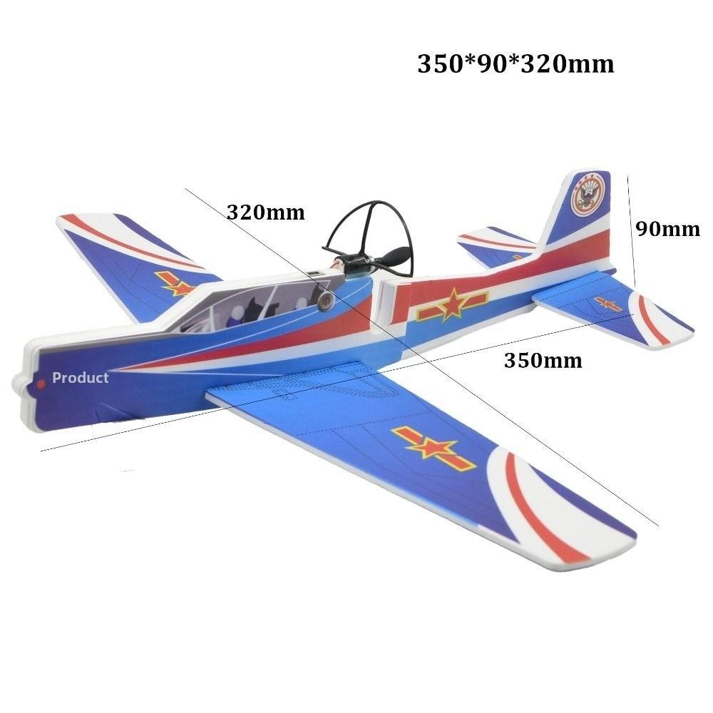PP Electric Large Foam Glider Aircraft Toy USB Rechargeable Hand Throwing Flying Airplane