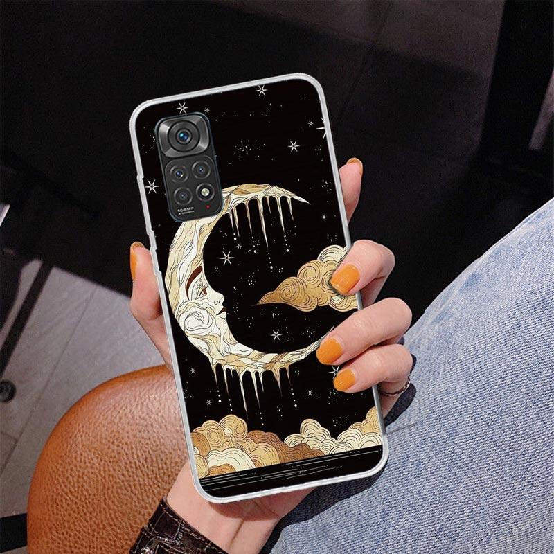 Funny Sun Moon Face Phnoe Case for Phnoe Case for Xiaomi Redmi Note 15 14 14S 13 Pro Plus 12 12S 11S 11E 10S 10 11T 5G Unique Co