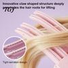 Instant Hair Root Lift Clip Heated Clip, LCD Display Wireless Volumizing Rechargeable Styling 2 Temperature Adjustable Electric Tool for Bangs,