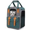 Dual-Shoulder Pet Carrier Backpack Cats Small Dogs - Durable Oxford Fabric With Grip Handle 13L Capacity 5-7kg Weight
