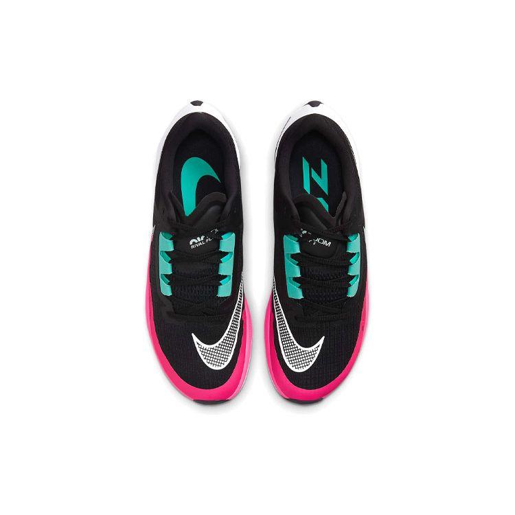 Nike Zoom Rival Fly 3 Dynamisches Türkis Stoff Dämpfung Rutschfest Atmungsaktiv Leicht Niedrig geschnitten Marathon Laufschuhe Herren Sneaker CT2405-002