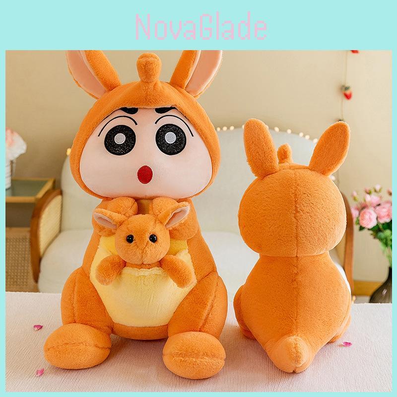 Creative Kangaroo Plush Toy Stuffed Animal Doll Soft And Huggable Home Decor Gift Characters)