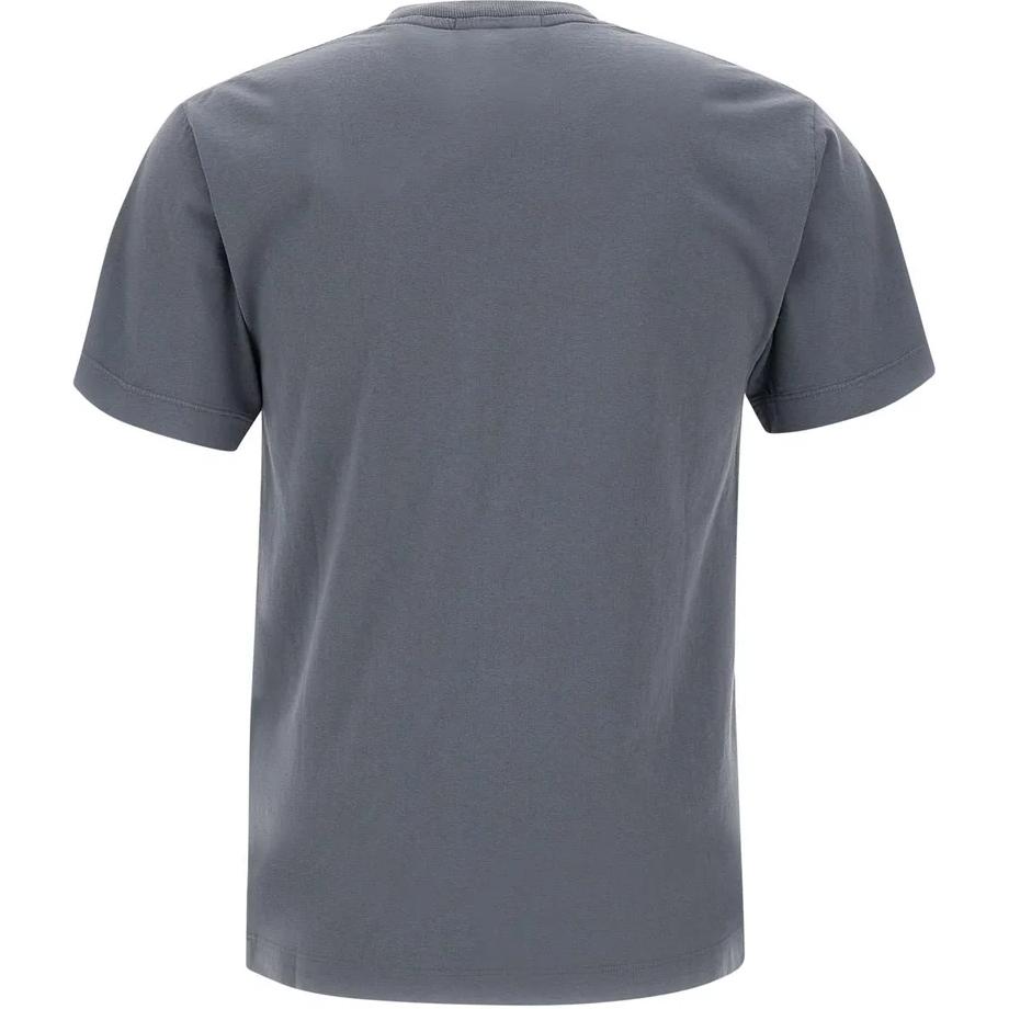 STONE ISLAND Buchstabenprint Rundhals Kurzarm T-Shirt Herren Oberteile Dunkelgrau 79152NS81-V0062
