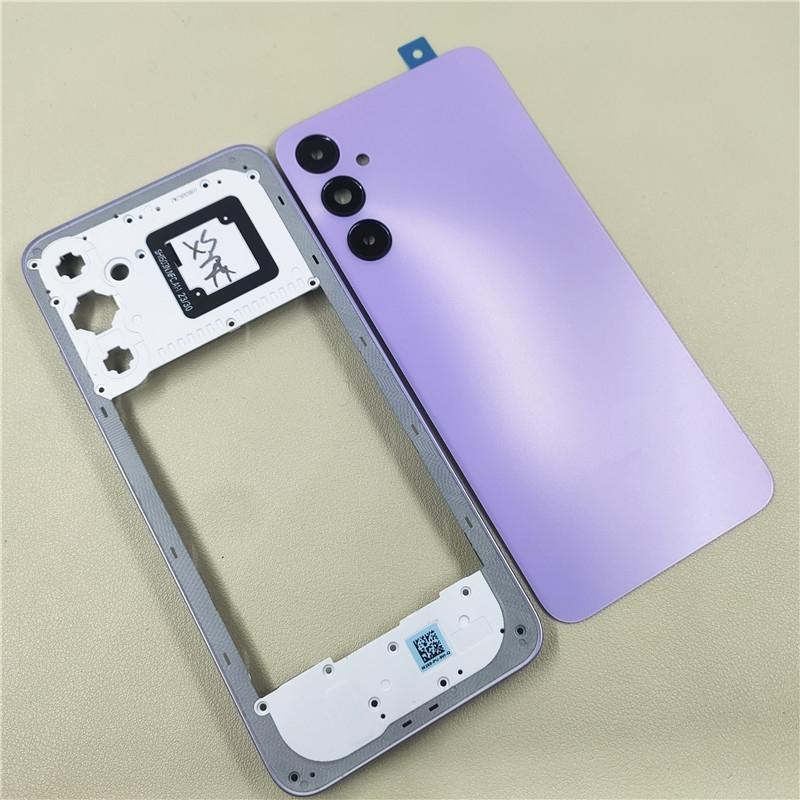 + Komplette Gehäusehülle für Samsung Galaxy A05S SM-A057F Mittelrahmen + Akkudeckel Rückseite Gehäusehülle mit Kameralinse