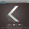 Thickened Wall Planer with Serrated Manganese Steel Blade for Inner and Outer Corners