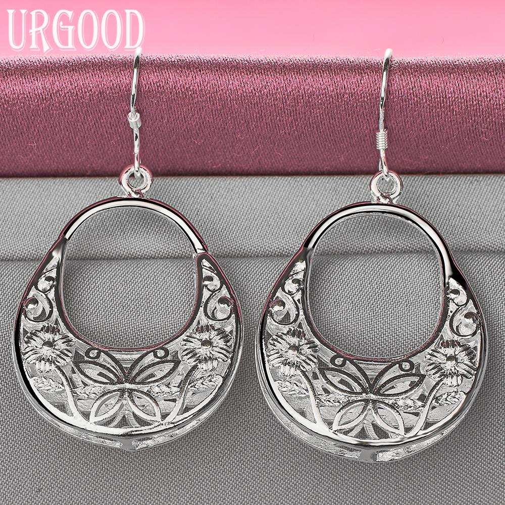 925 Sterling Silver Wedding Jewelry Fashion Pendant Earrings