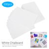 100Pcs White Cardstock Paper Thick Chipboard  Used for Book Cover Tagboard Photobook Envelope
