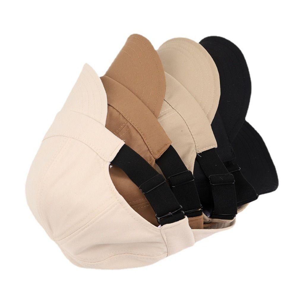 Ponytail Hat Beach Caps Wide Brim Fisherman Cap Foldable Visors Hat