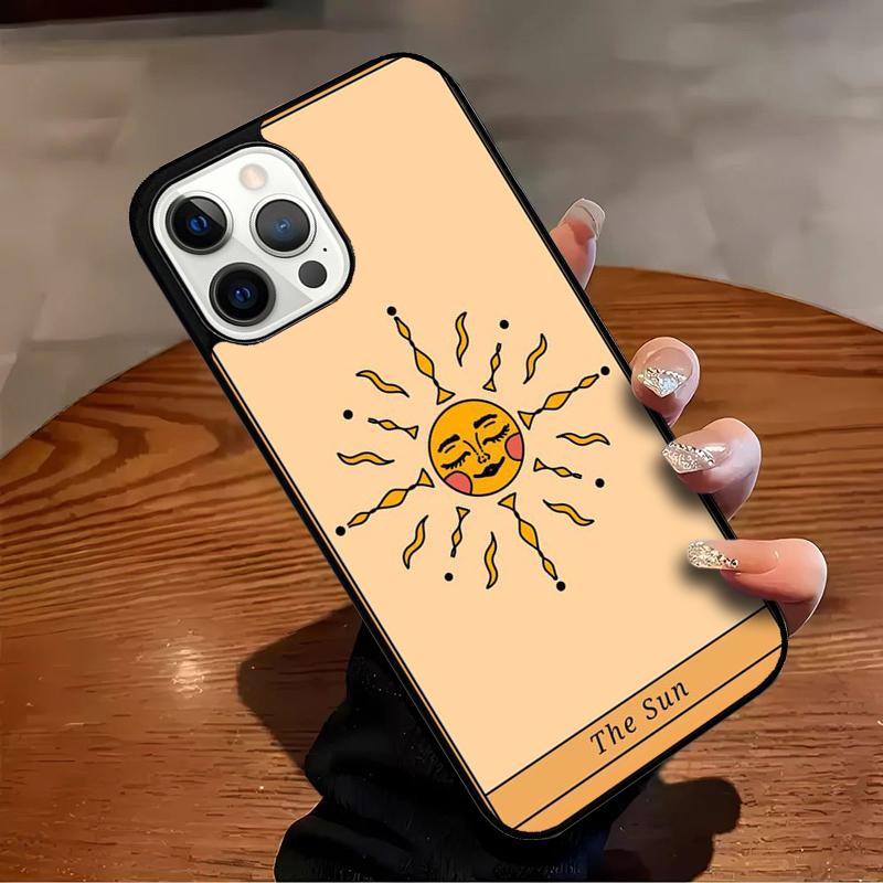 The SUN Tarot card Phone Case For iPhone 17 Air 16 15 14 13 12 11 Pro Max Max Plus Bumper Case Cover