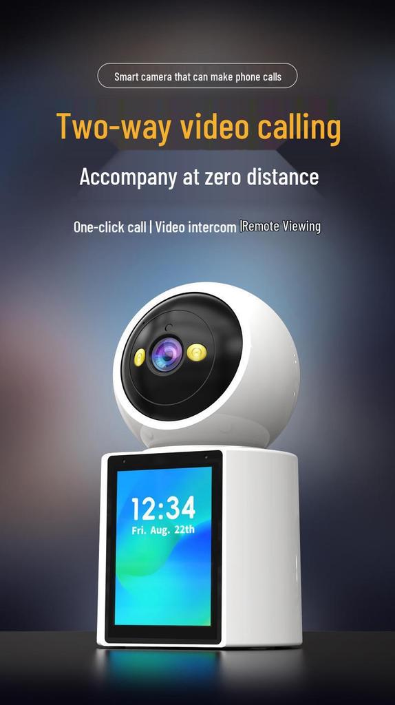 Smart WiFi HD Camera Monitor with Real-time Video Call & Phone Connectivity