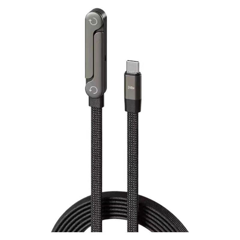 120W Dual Type-C Fast Charging Cable for Apple & Huawei/Oppo