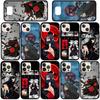 Case for iPhone 17 15 16 Plus Xiaomi Poco X7 X6 F8 F7 M8 C85 C75 C71 Redmi Note 14 12 11 13 Pro Max 14C 13C 15C Cartoon Itachi Uchiha Narutos Akatsuki