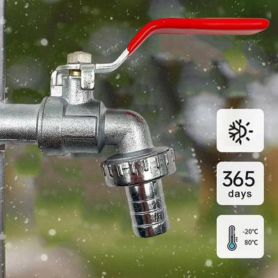 Wasserhahn für den Garten im Freien Wasserhahn aus Zinklegierung IBC Tonnen Eimer Wasserhahn Waschmaschine Wasserhahn Garten Wasserhahn