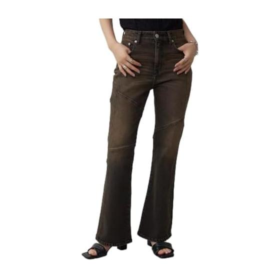 [AZUL BY MOUSEY] AZUL DENIM Switching Flare Denim Women s 250IAC11-102K