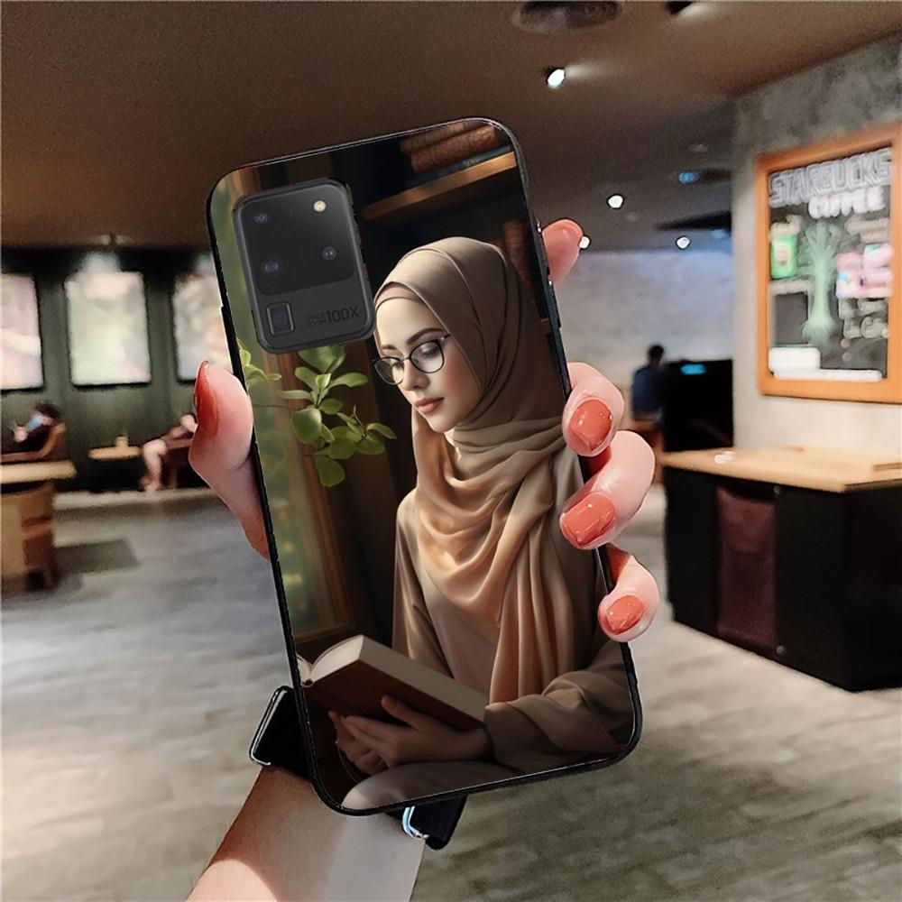 Muslim Arabic Hijab Girl Phone Case For Samsung S 9 10 20 21 22 23 30 23plus Lite Ultra FE S10lite Fundas