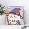 Pillow Case Bubu Dudu Halloween Square  Pillow Cover For Living Room Bed Chair Retro Trendy Pillowcases