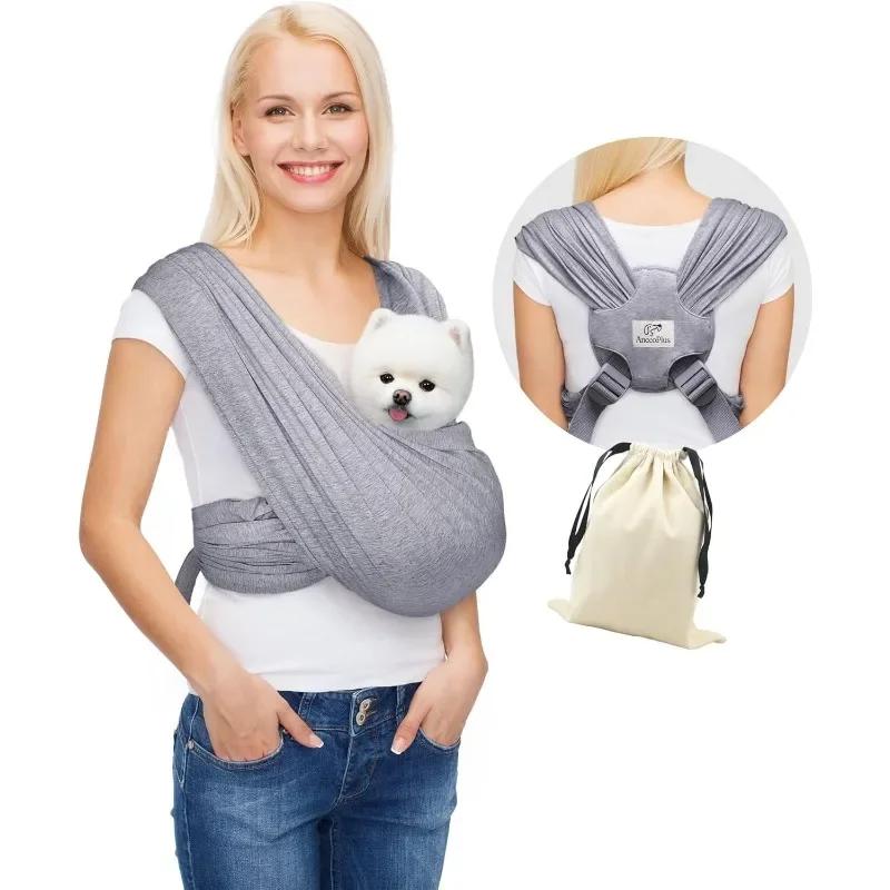Trasportino per Cani Piccoli Sling per Cani Frontale Mani Libere Sling per Gatti Regolabile in Dimensione Morbido Cotone