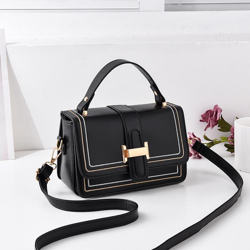 2025 new shoulder small square bag fashionable women's oblique span bag women's shoulder bag summer date women's bag